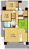 以和貴マンション須賀町 201号室の間取り画像
