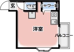 フリーディオ城垣の間取り画像