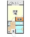 APAHOME飯塚Ⅰの間取り画像