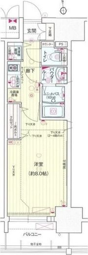 プレサンス新栄町ギャラントの間取り画像