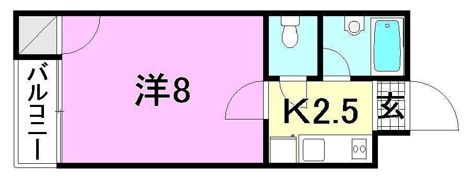 F愛光マンションの間取り画像