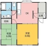板正ハイツABの間取り画像