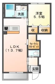 ゼファーグランディー野里の間取り画像