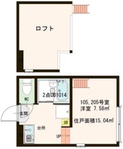 フローレスタ葛西の間取り画像