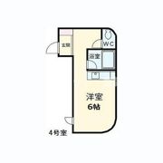 ル・プラド 3階 1Rの間取り画像