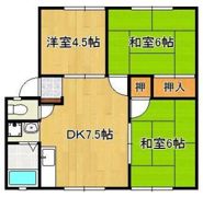 サンビレッジ岡垣A棟の間取り画像
