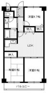 ドミールコートの間取り画像