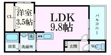 エミネンス隅の浜の間取り画像
