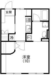 ジュネスFujiⅡの間取り画像