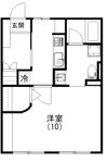 ジュネスFujiⅡの間取り画像