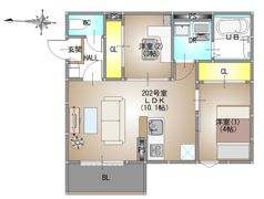 REGALEST 東岡山（レガリスト ヒガシオカヤマ）の間取り画像
