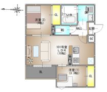 REGALEST 東岡山（レガリスト ヒガシオカヤマ）の間取り画像