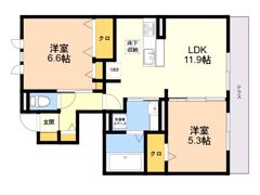 Dーroom三苫 参番館の間取り画像