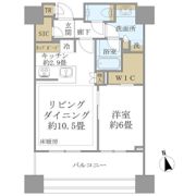白金ザ・スカイ東棟の間取り画像