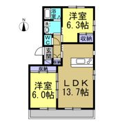 グロワールA棟の間取り画像