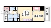 神戸ハーバーサイド萬利レジデンスの間取り画像