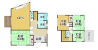 戸坂山根1丁目戸建ての間取り画像