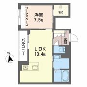グランクレスト土合の間取り画像
