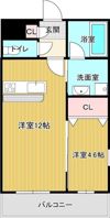 コンフォート出水の間取り画像