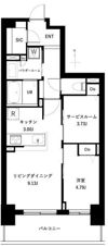 アーバンパーク谷在家の間取り画像
