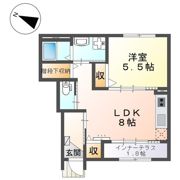 メゾン ラ プラースの間取り画像