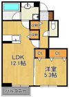 （仮称）D-ROOM下城野の間取り画像