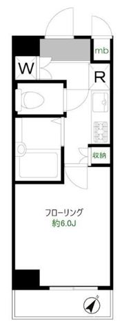 ルーブル西五反田弐番館の間取り画像
