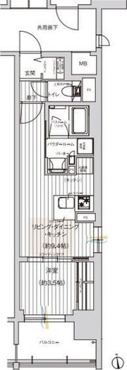 プレサンスロジェ千種内山の間取り画像