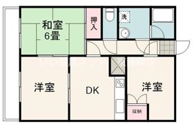 サンパレス中田4の間取り画像