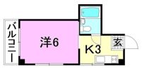 コーポ上野の間取り画像