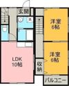 メゾンMの間取り画像
