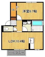 シェルノーブルDの間取り画像