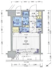 アクアプレイス梅田Ⅴの間取り画像
