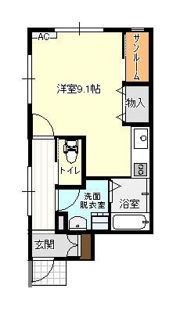 アバンティ旭ヶ丘の間取り画像