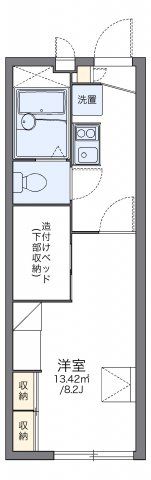 レオパレスひだまりの丘 鹿島の間取り画像