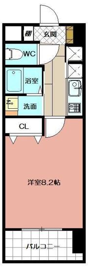 レジデンシャルHHA DAIMONの間取り画像