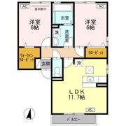 グランデージLisaの間取り画像