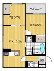 Lian Flair守口の間取り画像