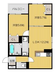 Lian Flair守口の間取り画像