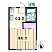八光荘Bの間取り画像
