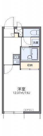 レオパレスパーシモンの間取り画像