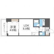 RISING MAISON 本町橋（旧名称：レオンコンフォート本町橋）の間取り画像