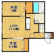 PERFECT PARTNER RESIDENCE B棟の間取り画像