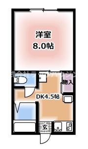 グランドハイツの間取り画像