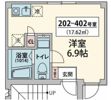 シェルブルー大井町の間取り画像