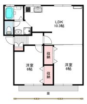 フローレス93 A棟の間取り画像