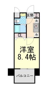 ライジングコート深江本町フラワーパークの間取り画像
