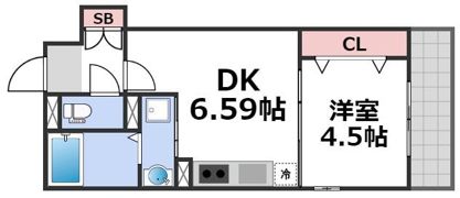 KTIレジデンス新深江の間取り画像
