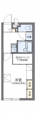 レオパレスグランドゥールの間取り画像