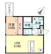 TRES神通の間取り画像
